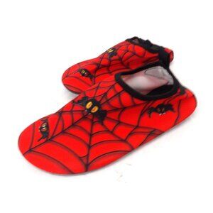 Spider-Man Water Swim Pool Shower Shoes Childs 32-33 New